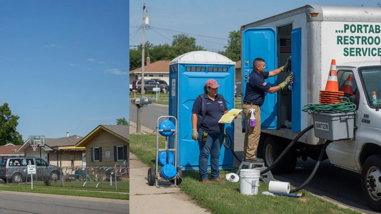 Portable Toilet Rental in Lawndale, IL near me